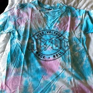 AC/DC tie dye shirt